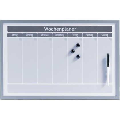 ZELLER    Wochenplaner Metall   60x40 cm