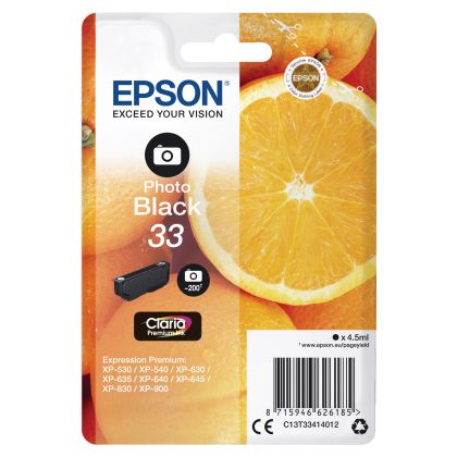 EPSON     Tintenpatrone    photo schwarz