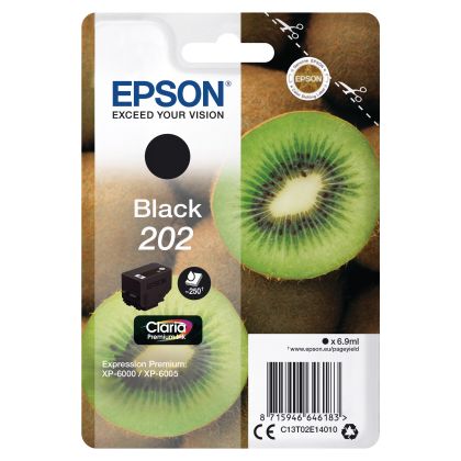 EPSON     Tintenpatrone 202      schwarz