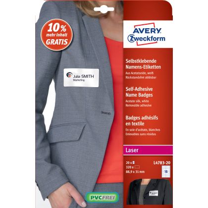 AVERY ZW. Namens-Etiketten     88,9x31mm