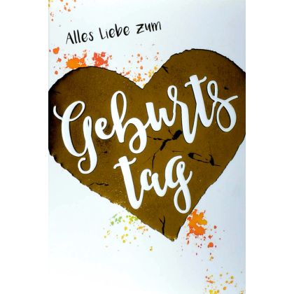 ABC       Geburstagskarte           Herz