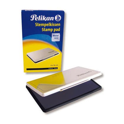 PELIKAN   Metall-Stempelkissen   schwarz