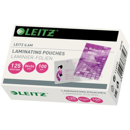 LEITZ     Laminiertasche         54x86mm