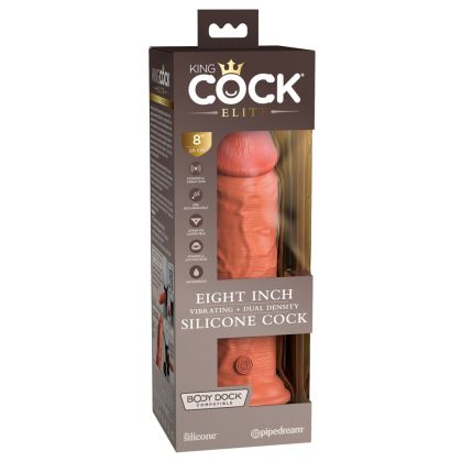 KCE 8 DD Vibrating Cock Tan