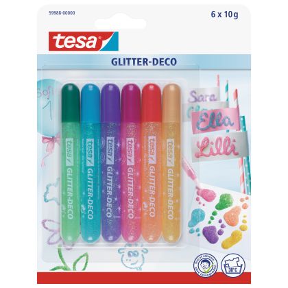 TESA      Glitter Deco Candy Colors