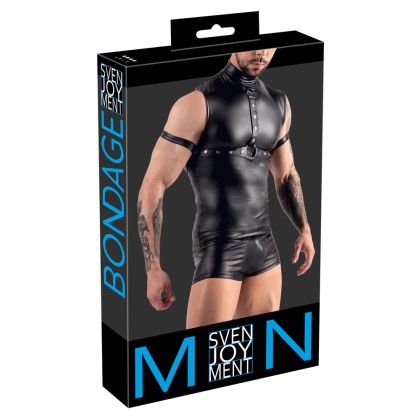 Herren Top schwarz XL