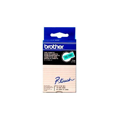 PTOUCH    Band, laminiert   schwarz/grün