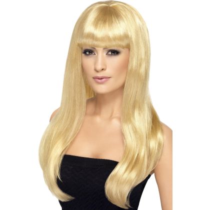 Perücke blond lang