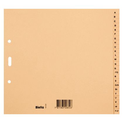 BIELLA    Register Papier braun f.    A4