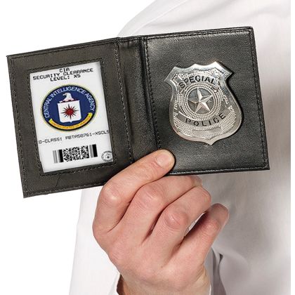 Polizeibadge im Etui