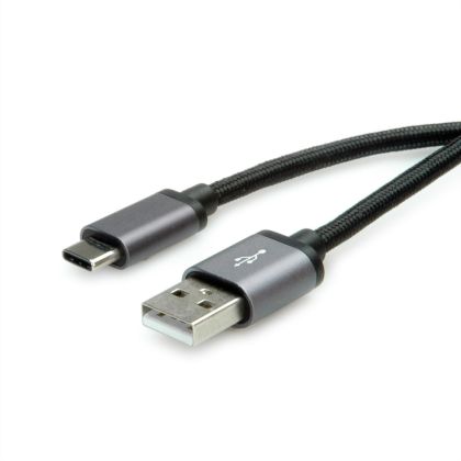 ROLINE    USB-A-C, Datenkabel