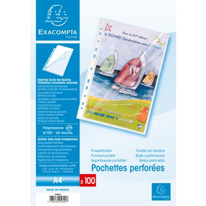 EXACOMPTA Zeigetaschen, glatt         A4