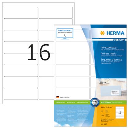HERMA     Etiketten 4267