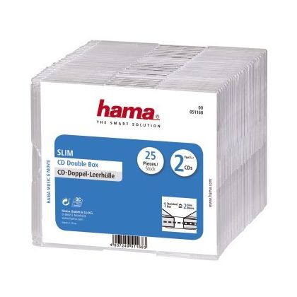 HAMA      CD Leerhülle Slim Double