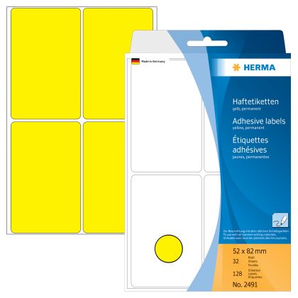 HERMA     Etiketten              52×82mm