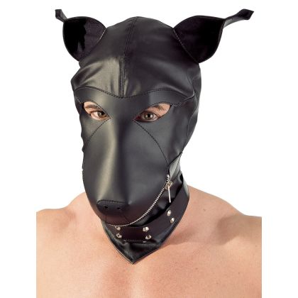Lederimitat Dog Mask
