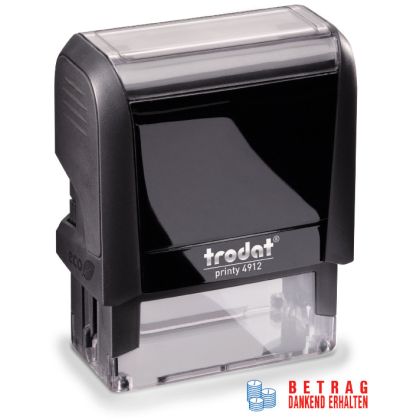 TRODAT    Stempel Betrag erhalten