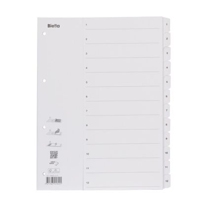 BIELLA    Register Karton, SmartIndex A4