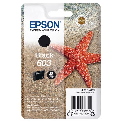 EPSON     Tintenpatrone 603      schwarz