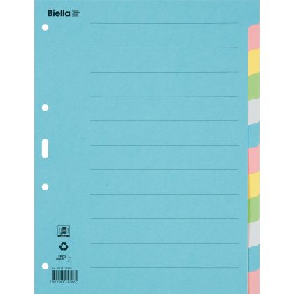 BIELLA    Register Karton farbig      A4