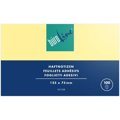 BÜROLINE  Haftnotizen           125x75mm