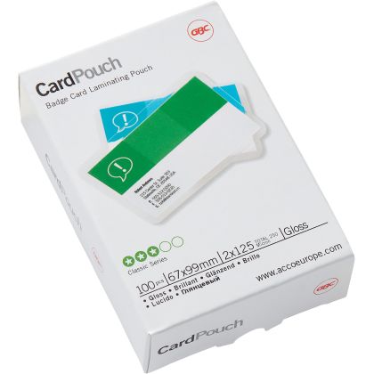 GBC       Laminiertasche         60x99mm