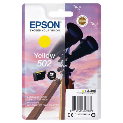 EPSON     Tintenpatrone 502       yellow
