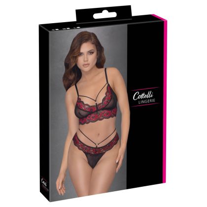 BH Set schwarz/rot L