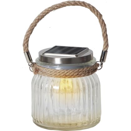 STARTRADI Solar LED-Leuchte Jamjar  12cm