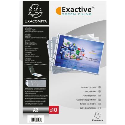 EXACOMPTA Zeigetaschen, glatt         A3