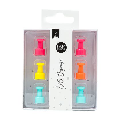 I AM CREA Magnet Pin Let`s Organize