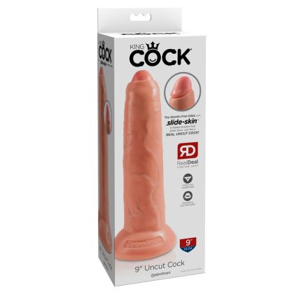 King Cock 9 inch Uncut Flesh