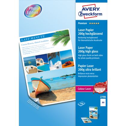 AVERY ZW. Laser Fotopapier            A4
