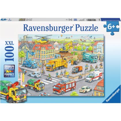 Puzzle Fahrzeuge in d.Stadt