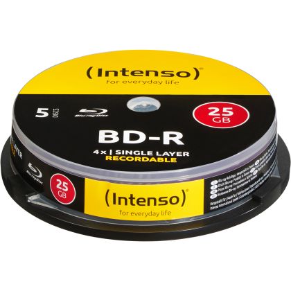 INTENSO   BD-R  Cake Box            25GB