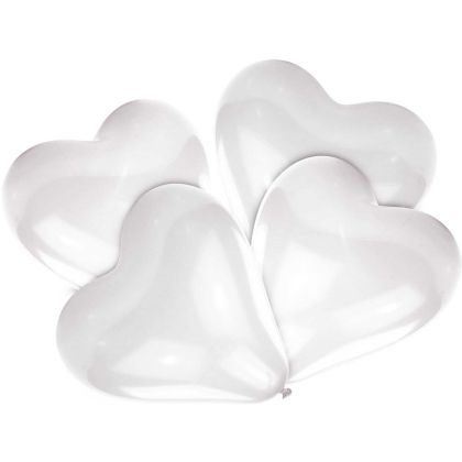NEUTRAL   Latexballons Heart      5 Stk.