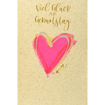 ABC       Geburstagskarte    Grasspapier