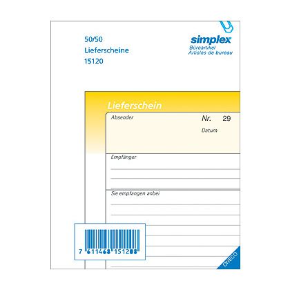 SIMPLEX   Lieferscheine D             A6