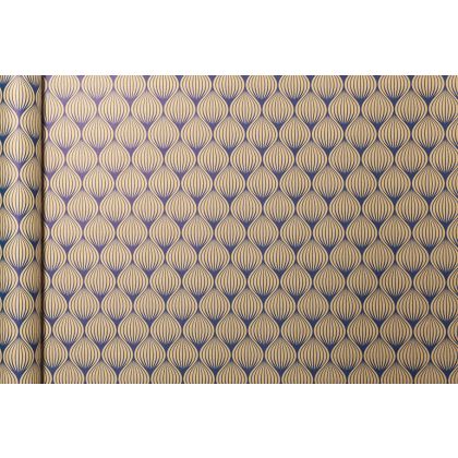 CLAIREFON Tiny Rolls Kraft  blaue Blumen