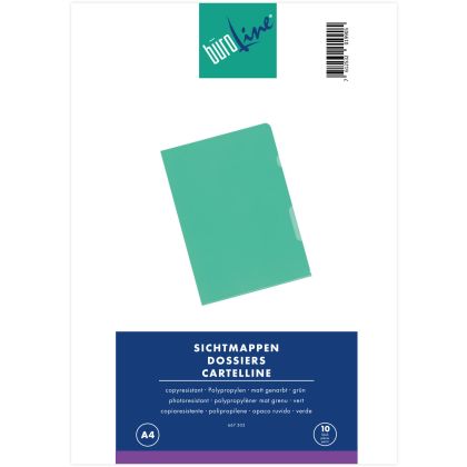 BÜROLINE  Sichtmappen PP              A4