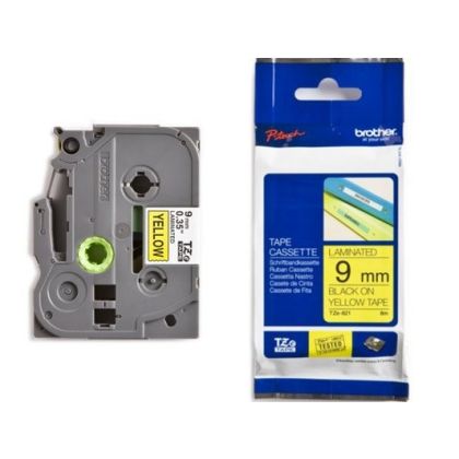 PTOUCH    Band, laminiert   schwarz/gelb