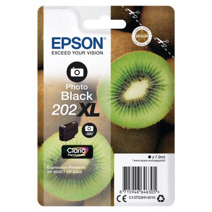EPSON     Tintenpatrone 202XL ph.schwarz