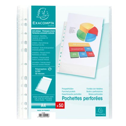 EXACOMPTA Zeigetaschen, genarbt       A4