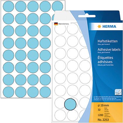 HERMA     Etiketten rund            19mm