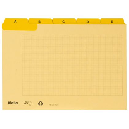 BIELLA    Kartei-Leitkarten           A6
