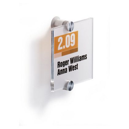 DURABLE   Türschild Crystal Sign