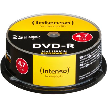 INTENSO   DVD-R   Cake Box         4.7GB