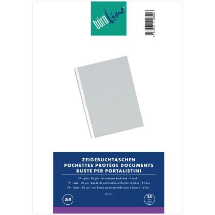 BÜROLINE  Zeigetaschen PP 80 my       A4