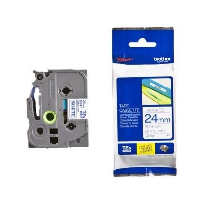 PTOUCH    Band, laminiert     blau/weiss