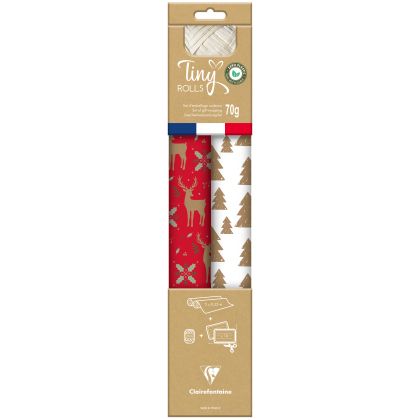 CLAIREFON Tiny Rolls Set       rot/weiss